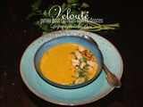 Velouté aux petits pois carottes et épices douces