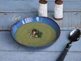 Velouté carottes blanches persil et pois chiches au cumin