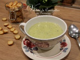 Velouté de courgettes au parmesan