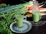 Velouté printanier, fanes de radis et de carottes
