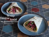 Wrap au coleslaw, avocat et thon albacore à l'huile d'olive