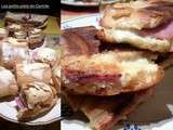 Croque messieurs raclette et jambon