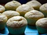 Muffins à la noix de coco et au chocolat blanc