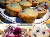 Muffins aux mûres du jardin