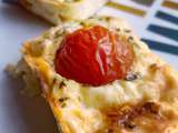 Petits flans aux tomates cerise