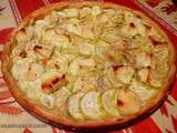 Tarte à la courgette et au crottin de Chavignol