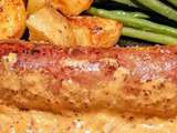 Andouillette du Sud Ouest sauce moutarde au piment d’Espelette