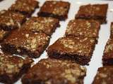 Brownies aux noix et aux pralins