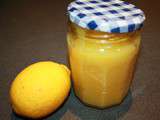 Crème de citron Lemon Curd sans beurre