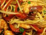 Mie goreng de crevettes à la Balinaise