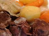 Pot au feu traditionnel aux trois viandes