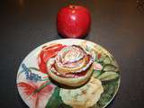 Roses feuilletées aux pommes