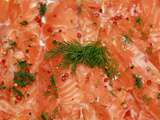 Saumon gravlax aux trois agrumes