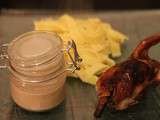 Caille sauce foie gras