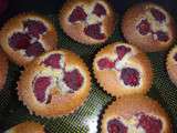 Muffins aux framboises