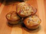 Muffins aux pêches