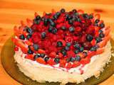 Pavlova aux fruits rouges