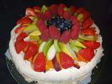 Pavlova aux fruits