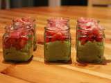 Verrine avocat jambon cru