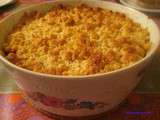 Crumble de courgettes