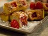 Financiers coco framboises