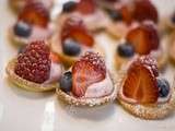 Mini tartelettes hyper simples aux fruits rouges