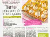 Petits Plats de Mélina dans Cuisine Actuelle – Ma Tarte Passionnément Meringuée