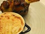 Souris d’agneau au chorizo, gratin dauphinois