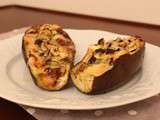 Aubergines au pélardon