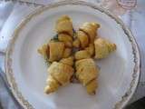 Croissants saumon fumé