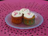 Cupcake et son p'tit coeur (recette Saint Valentin)