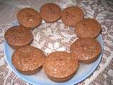 Muffin chocolat et son coeur fondant