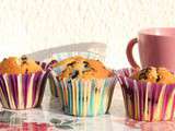 Muffins myrtilles - chocolat noir