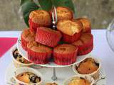 Petits muffins aux framboises