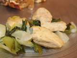 Poulet pimente et pak choi