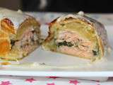 Saumon en croute sauce oseille