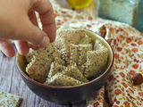 Biscuits salés à l’okara et aux herbes de Provence