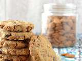 Cookies à l'okara d'amande, abricots secs et pépites de chocolat noir {sans gluten}