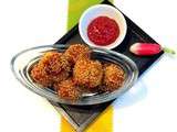 Croquettes aux lentilles corail