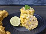 Croquettes de riz et lentilles corail aux épices