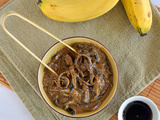 Effiloché de peaux de banane à l’asiatique