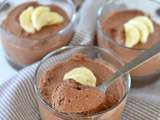 Mousse au chocolat {banane & tofu soyeux}