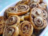 Palmiers au pistou et palmiers à la pâte d'olive