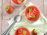 Panna cotta {fraise-coco-Matcha}