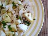 Salade d'endive, vinaigrette au curry