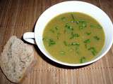 Soupe aux cosses de petits pois