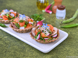 Tartelettes aux légumes printaniers