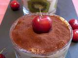 Tiramisu revisité cerise-kiwi