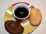 Madeleines chocolat et vanille : Pour