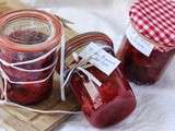 Confiture fraise-pruneaux, facile